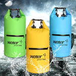 戶外防水乾燥雙肩帶包乾袋PVC桶包，容量：10L，10L