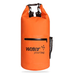 戶外防水乾燥雙肩帶包乾袋PVC桶包，容量：10L，10L