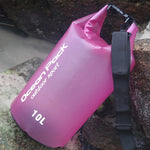 戶外防水單肩乾燥袋乾燥袋PVC桶包，容量：10L，10L