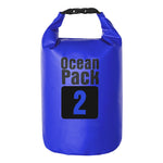 戶外防水袋乾燥袋 PVC 桶包，容量：2L，容量：2L（深藍色），容量：2L（橘色），容量：2L（綠色），容量：2L（黃色）