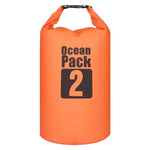 戶外防水袋乾燥袋 PVC 桶包，容量：2L，容量：2L（深藍色），容量：2L（橘色），容量：2L（綠色），容量：2L（黃色）