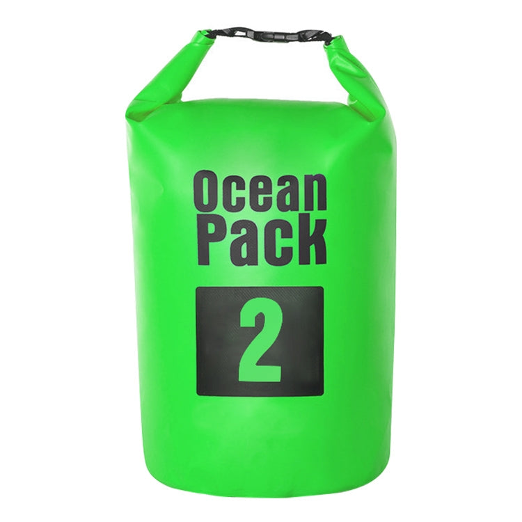戶外防水袋乾燥袋 PVC 桶包，容量：2L，容量：2L（深藍色），容量：2L（橘色），容量：2L（綠色），容量：2L（黃色）