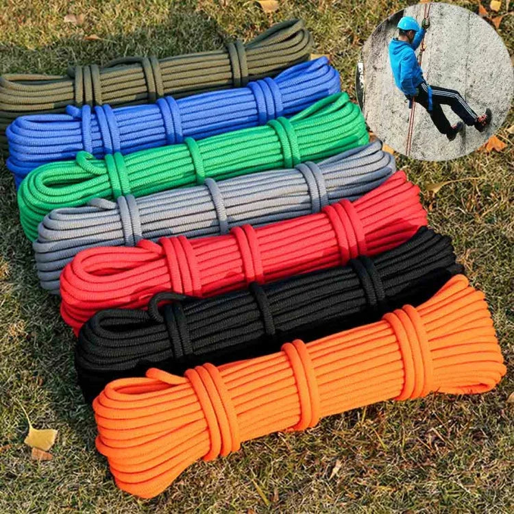 Outdoor Rock Climbing Hiking Accessories High Strength Auxiliary Cord Safety Rope, Diameter: 6mm, Length: 20m, Random Color, Diameter: 6mm, Length: 20m