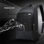 Bopai 751-006881 商務防盜防水大容量雙肩包，帶USB充電接口，尺寸：30x14x44公分，751-006881