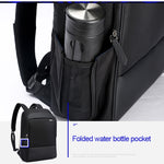 Bopai 751-006881 商務防盜防水大容量雙肩包，帶USB充電接口，尺寸：30x14x44公分，751-006881