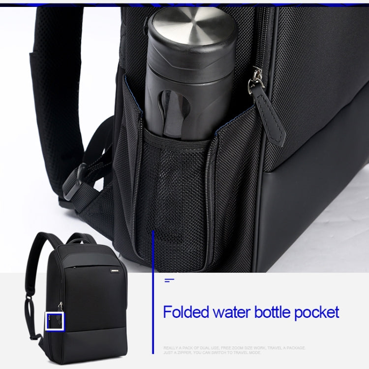 Bopai 751-006881 商務防盜防水大容量雙肩包，帶USB充電接口，尺寸：30x14x44公分，751-006881