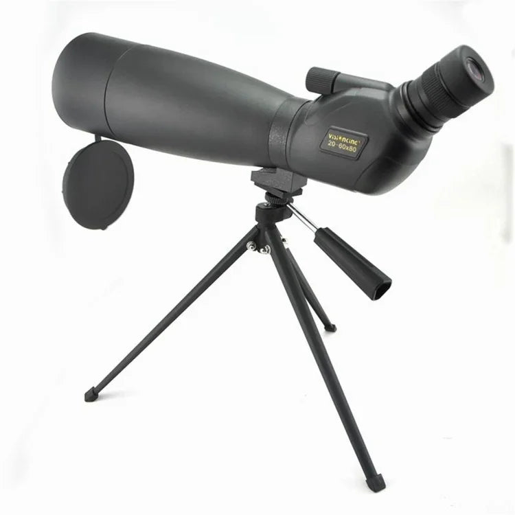 Visionking 20-60x80 防水觀鳥變焦望遠鏡 Bak4 單筒望遠鏡，帶三腳架，20-60x80