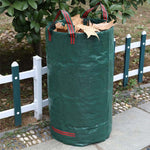 132 加侖 500L PP 花園落葉袋 綠色廢棄物袋，尺寸：80cm x 100cm，500L