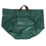 32 加侖 120L PP 花園落葉袋 綠色廢棄物袋，尺寸：45cm x 76cm，120L