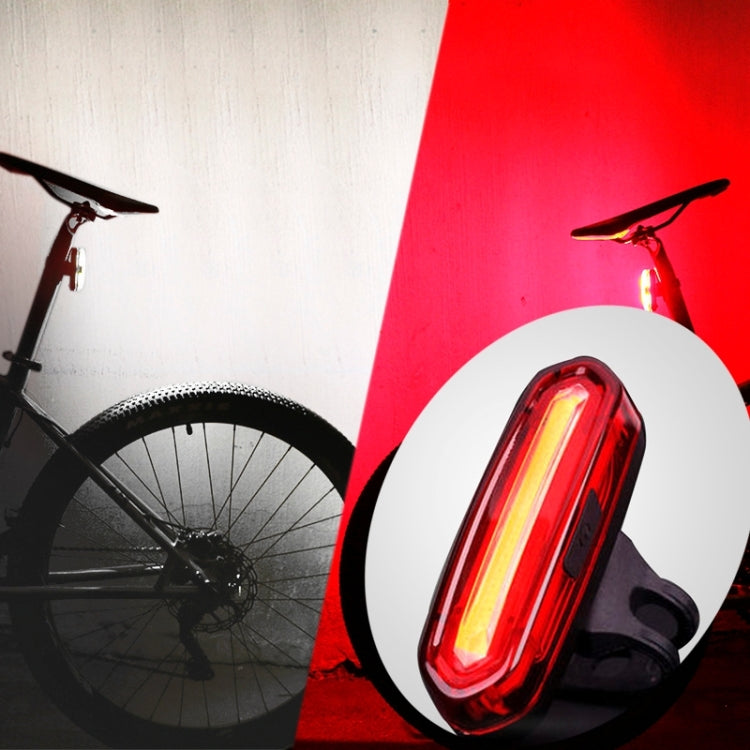 AQY-096 IPX4 可拆卸 USB 充電雙色 LED 自行車尾燈，白色與紅色，藍色與紅色
