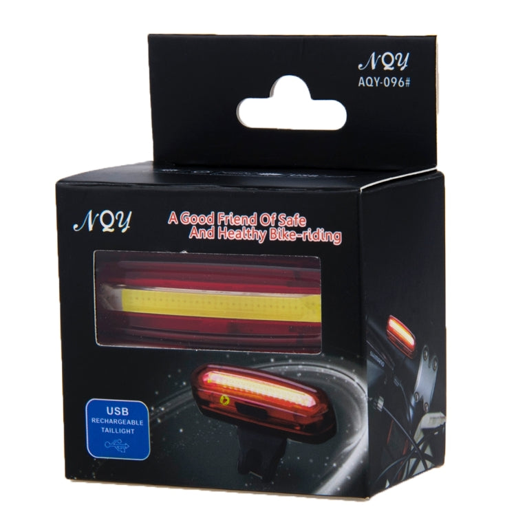 AQY-096 IPX4 可拆卸 USB 充電雙色 LED 自行車尾燈，白色與紅色，藍色與紅色