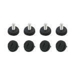 100 個可調式腳墊家具螺絲支撐柱，M6x14，M6x14