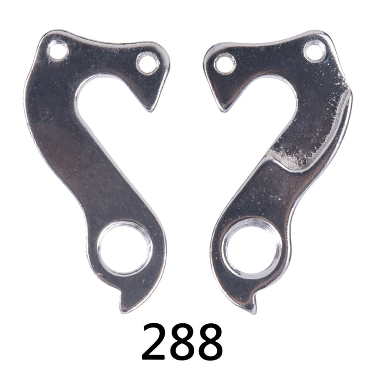 2 件裝 ZTTO 288 山地公路自行車合金後變速器尾鉤零件，288
