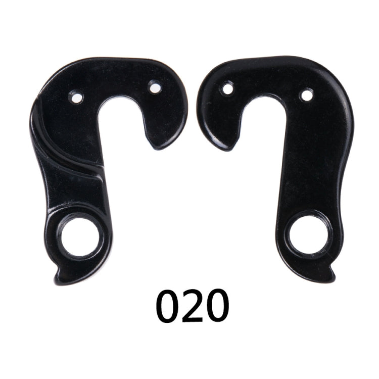 2 件裝 ZTTO 020 山地公路自行車合金後變速器尾鉤零件，020