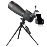 HTK-72 20x-60x 高清夜視變焦單筒望遠鏡，適合戶外露營觀鳥，帶三腳架，20 x 60