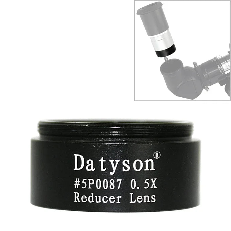 Datyson 5P0087 細牙天文望遠鏡配件 1.25 吋 0.5X 失焦鏡頭減焦器，5P0087 細牙
