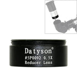 Datyson 5P0092 粗牙天文望遠鏡配件 1.25 吋 0.5X 減焦鏡頭 降倍率鏡頭，5P0092 粗牙