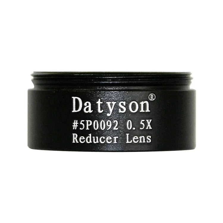 Datyson 5P0092 粗牙天文望遠鏡配件 1.25 吋 0.5X 減焦鏡頭 降倍率鏡頭，5P0092 粗牙