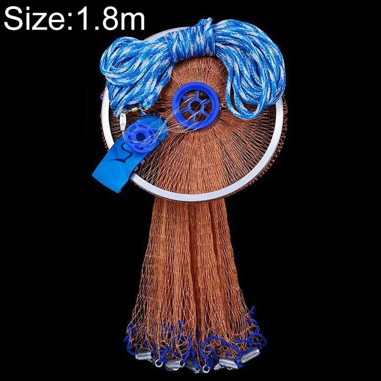 360 Help Throw Tire Cords Fishing Net, Height: 1.8m, 360 Help Throw Tire Cords