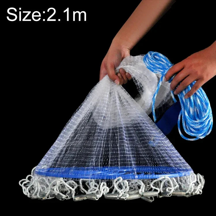 420 Flying Disc Monofilament Fishing Net, Height: 2.1m, 420 Flying Disc Monofilament