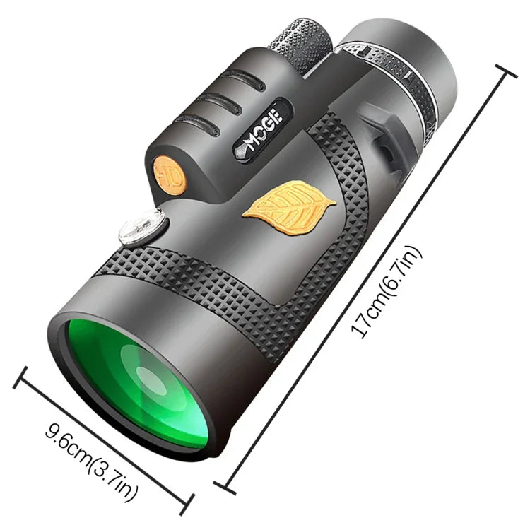 Moge 12x50 專業高清單筒夜視望遠鏡，Moge 12x50
