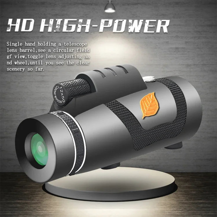 Moge 12x50 專業高清單筒夜視望遠鏡，Moge 12x50