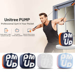 Unitree Pump 便攜家用健身泵，4.4-44 磅可調阻力拉繩機，泵（深藍）、泵（藍橘）、泵（白色）、泵（粉紅）