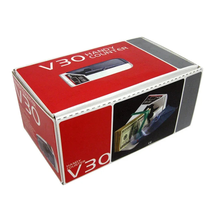 V30 迷你便攜多紙幣計數機，歐洲插頭，歐洲插頭