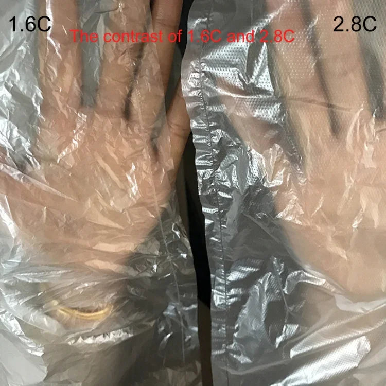 100個1.6C防塵防潮塑料PE包裝袋，尺寸：45cm x 60cm，45cm x 60cm