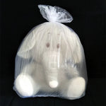 100個1.6C防塵防潮塑料PE包裝袋，尺寸：45cm x 60cm，45cm x 60cm