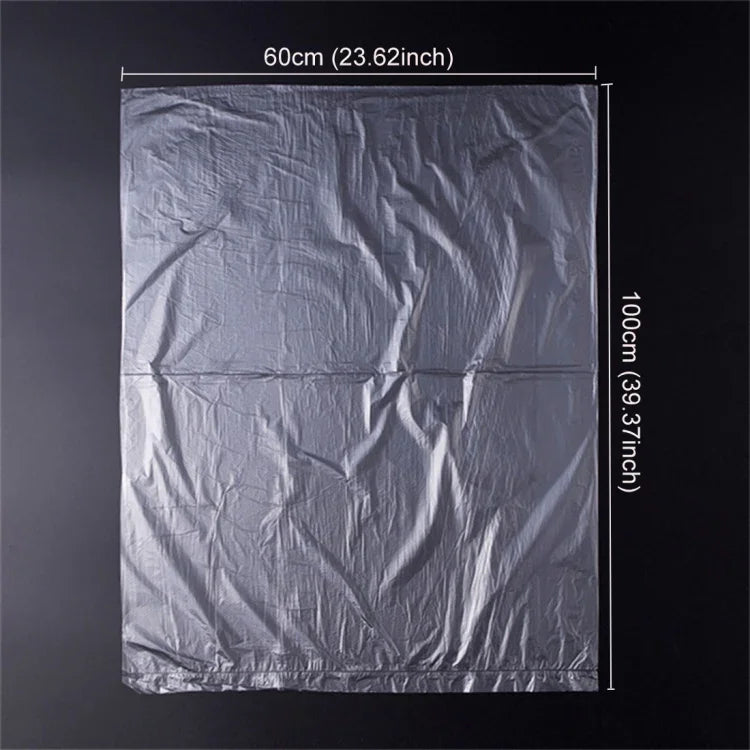 100個1.6C防塵防潮塑膠PE包裝袋，尺寸：60cm x 100cm，60cm x 100cm
