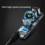 ORICO W5P-U3-30 4 埠 USB 3.0 桌面集線器，附 30 公分 Micro USB 電源線，W5P-U3-30 黑色