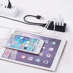 ORICO W5P-U3-30 4 埠 USB 3.0 桌面集線器，附 30 公分 Micro USB 電源線，W5P-U3-30 黑色