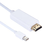 1.8公尺 Mini DisplayPort 公頭轉 HDMI 公頭轉接線，1.8公尺