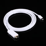 1.8公尺 Mini DisplayPort 公頭轉 HDMI 公頭轉接線，1.8公尺