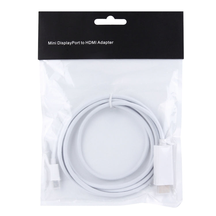 1.8公尺 Mini DisplayPort 公頭轉 HDMI 公頭轉接線，1.8公尺