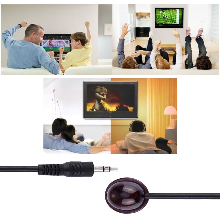 1公尺 紅外線 IR 電視 HDMI 遙控接收器及發射器延長線 3.5毫米線材轉接器（適用於 S-PC-1247）