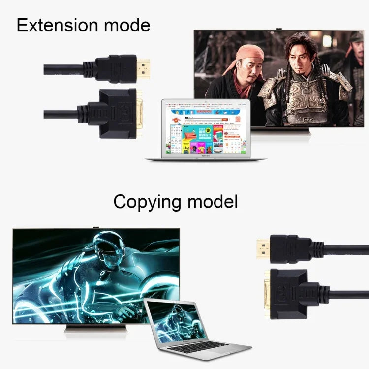 30cm HDMI 公對 24+1 DVI 母轉接線，長度：30cm