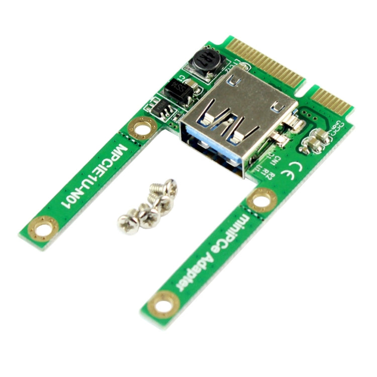 Mini PCI-E 卡槽擴展 MPCIE 轉 USB 2.0 介面轉接卡