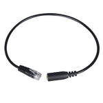 3.5mm 插頭轉 RJ9 電腦 / 手機耳機轉辦公電話轉換線，長度：32cm
