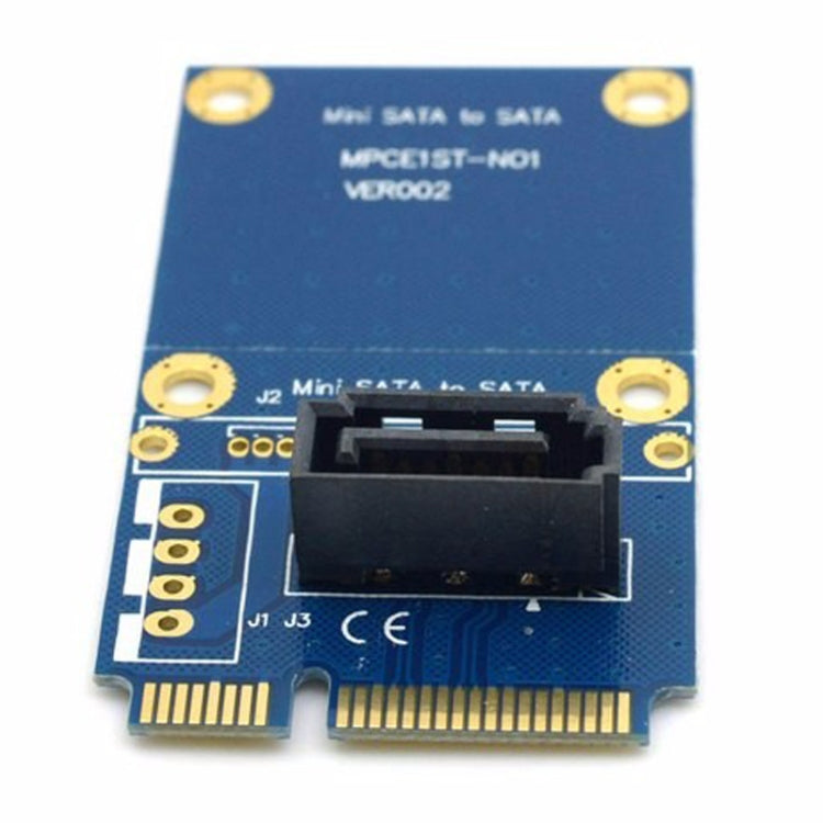MINI SATA 轉 7 針 SATA Mini PCI-E 硬碟擴展轉接卡