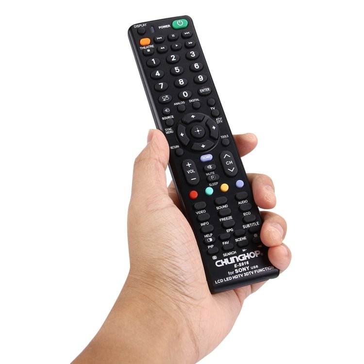 CHUNGHOP E-S916通用遙控器，適用索尼LED LCD HDTV 3D電視，索尼電視專用
