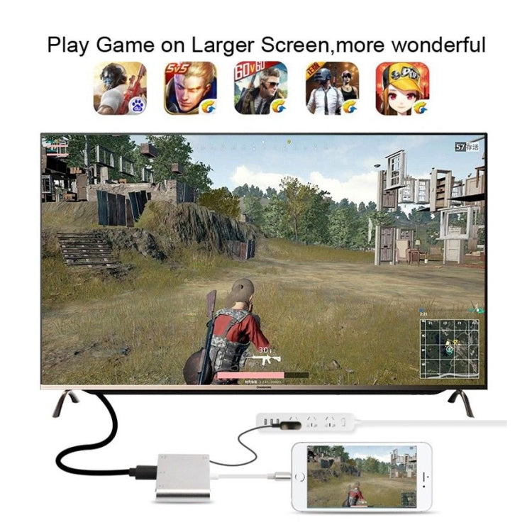 3 合 1 8 Pin 轉 HDMI / VGA / 音訊轉接頭