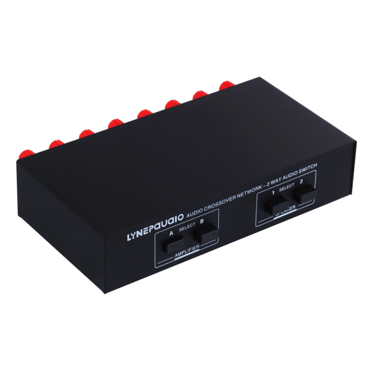 B822 被動式揚聲器切換器 2 聲道功率放大器音頻切換器 喇叭，2 輸入 2 輸出