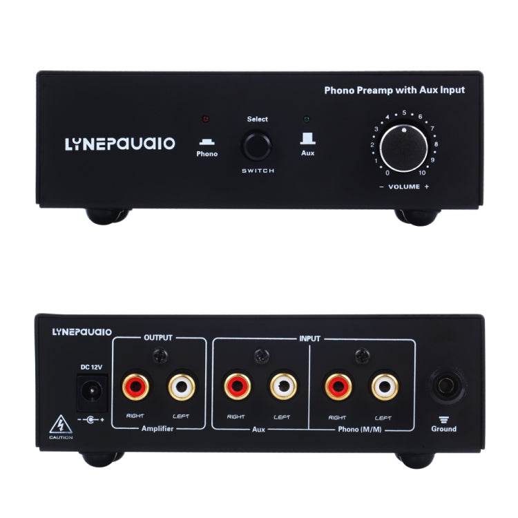 B855 LINEPAUDIO 電話前置唱機信號放大器，帶輔助輸入和音量控制