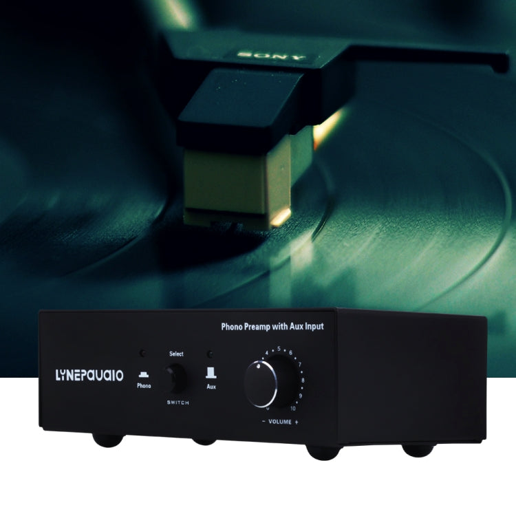 B855 LINEPAUDIO 電話前置唱機信號放大器，帶輔助輸入和音量控制