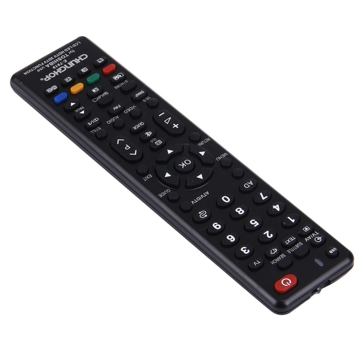 CHUNGHOP E-T919通用遙控器，適用東芝LED電視 / LCD電視 / HDTV / 3D電視，東芝電視專用