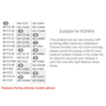 CHUNGHOP E-K906 通用遙控器，適用於康佳 LED 電視 / LCD 電視 / HDTV / 3D 電視，適用於康佳電視