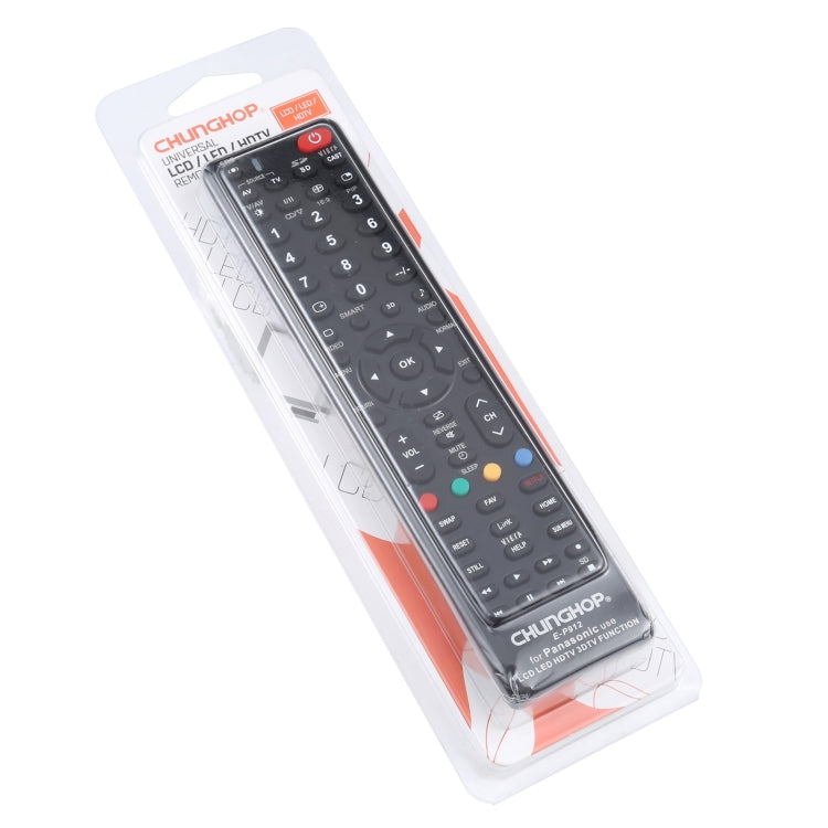 CHUNGHOP E-P912 通用遙控器，適用於松下 LED 電視 / LCD 電視 / HDTV / 3D 電視，適用於松下電視