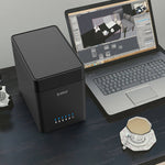 ORICO DS500U3 3.5 吋 5 硬碟槽磁吸式 USB 3.0 硬碟外接盒，藍色 LED 指示燈，USB 3.0